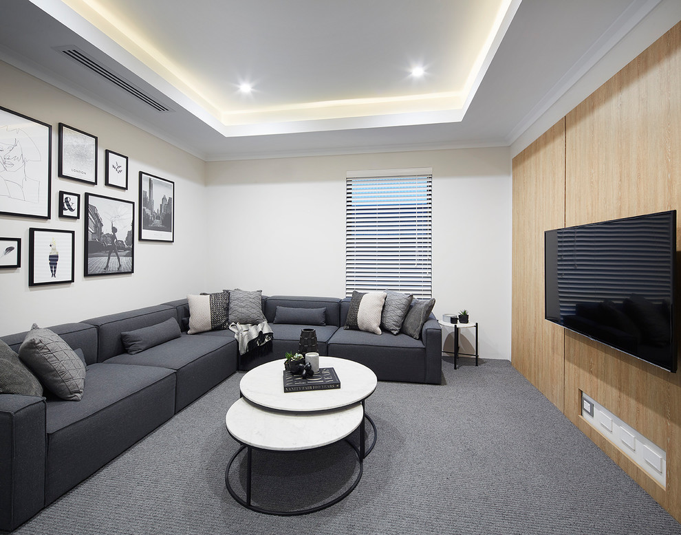 Modernes Wohnzimmer in Perth