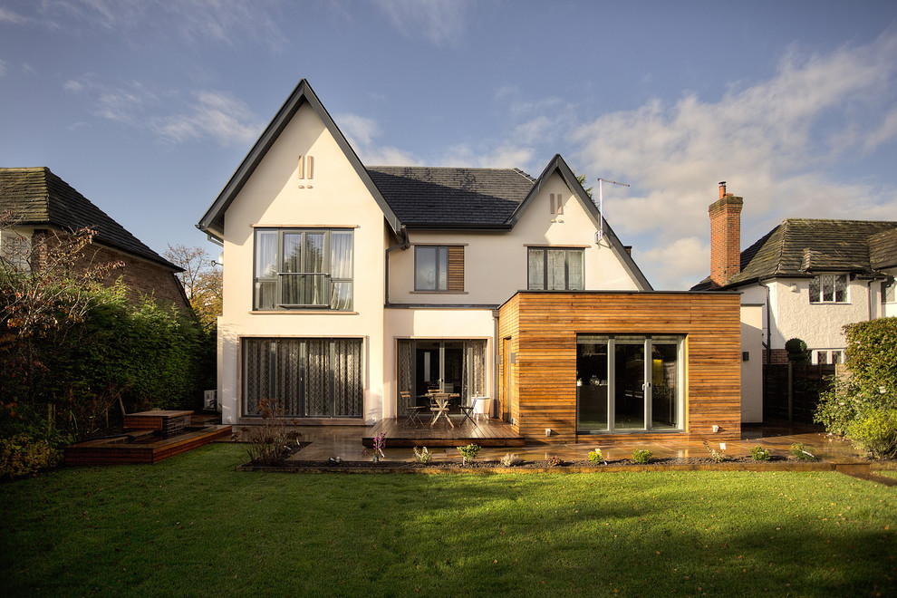 Example of a trendy exterior home design in Cheshire
