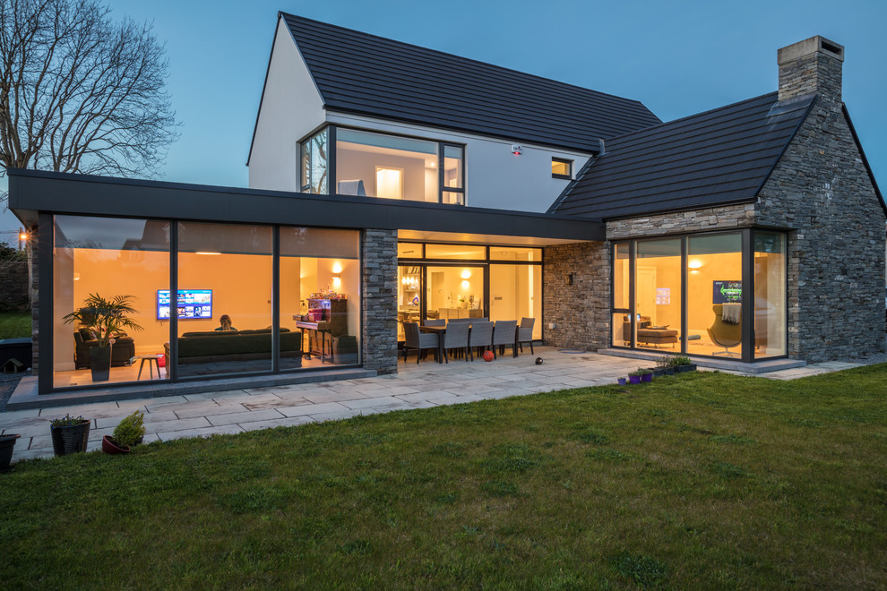 Photo of a contemporary house exterior in Cork.