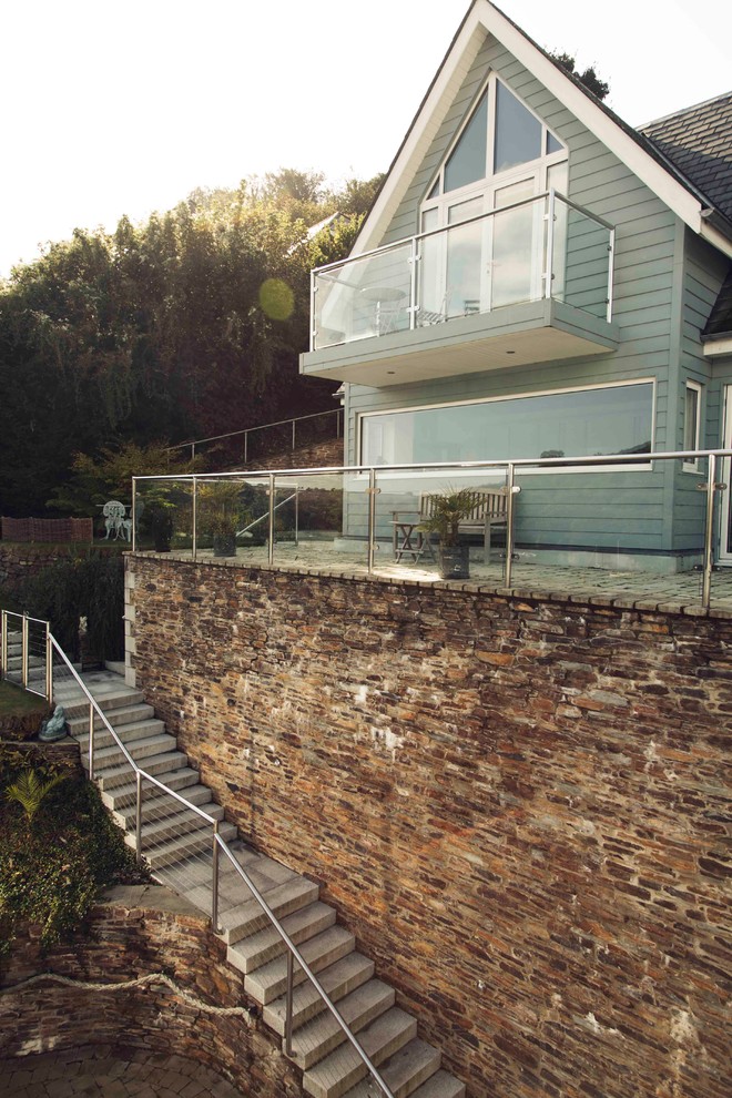 This is an example of a modern house exterior in Cornwall.