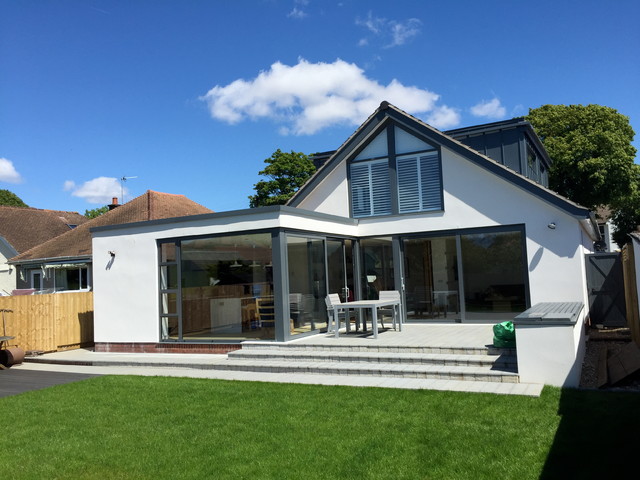 Contemporary Extension To 60 S Bungalow