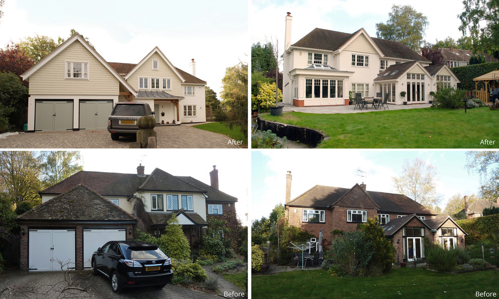 Design ideas for a house exterior in Hampshire.
