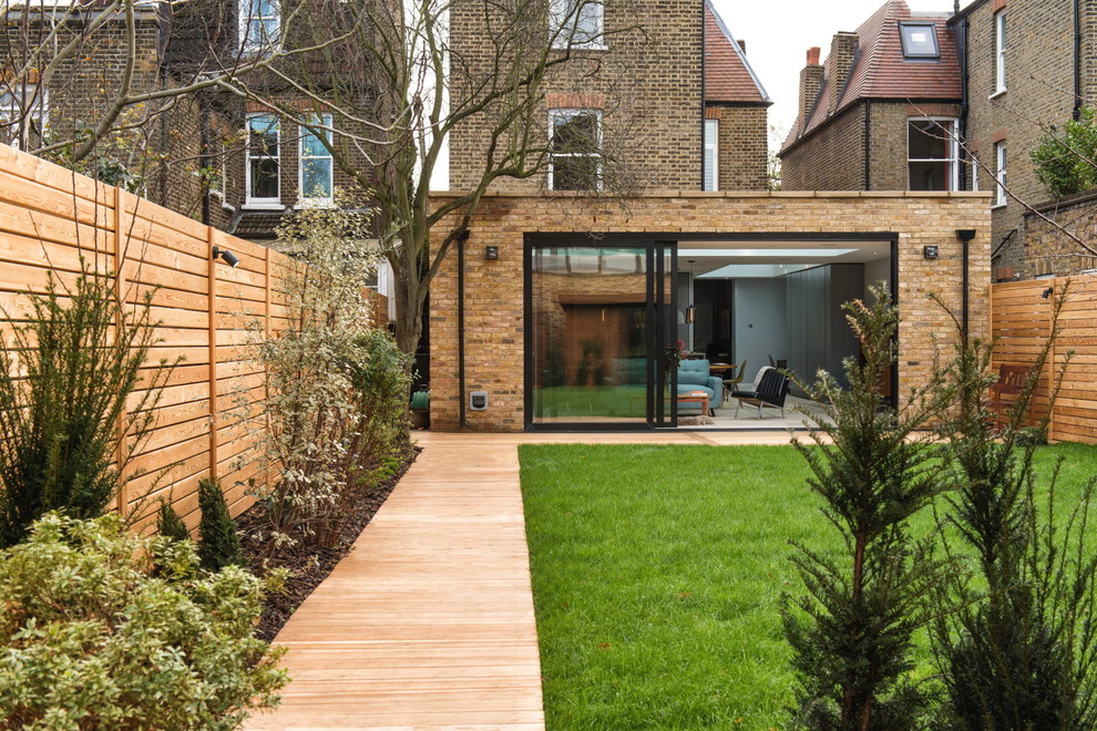 Photo of a scandi house exterior in London.