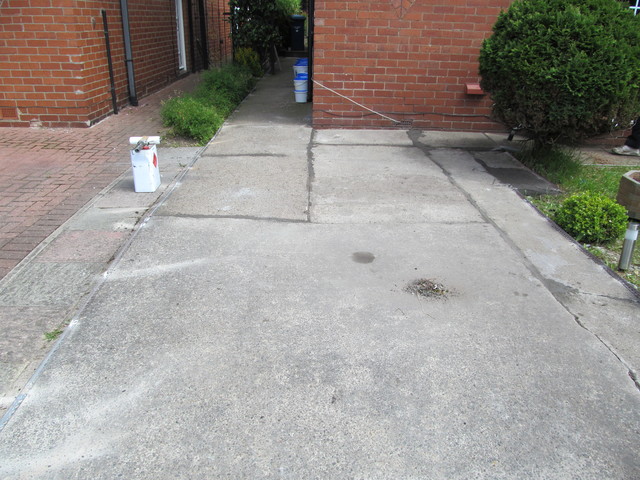 Concrete Driveway Resurfacing Newcastle Upon Tyne North East England Contemporary House Exterior Other By Resin Floors North East Ltd Houzz Uk