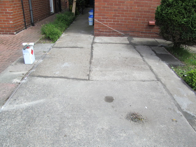 Concrete Driveway Resurfacing Newcastle Upon Tyne North East England Contemporary House Exterior Other By Resin Floors North East Ltd Houzz Uk