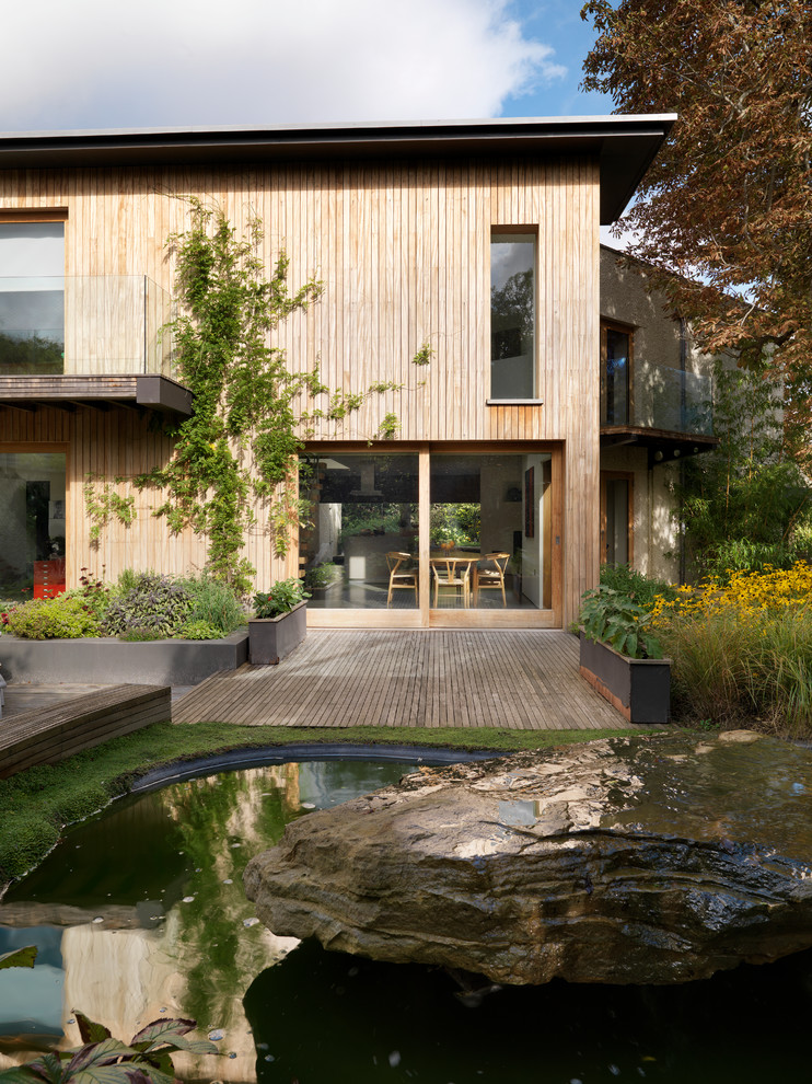 Inspiration for a contemporary house exterior in Cheshire.