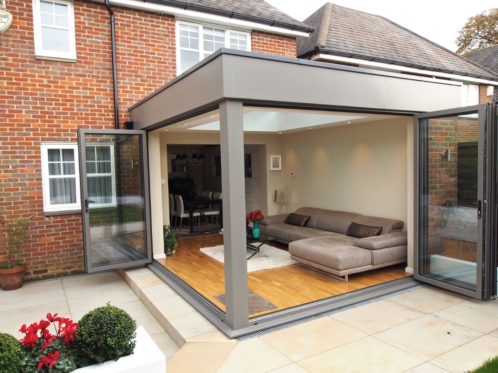 Contemporary Orangery Radlett Contemporary House Exterior