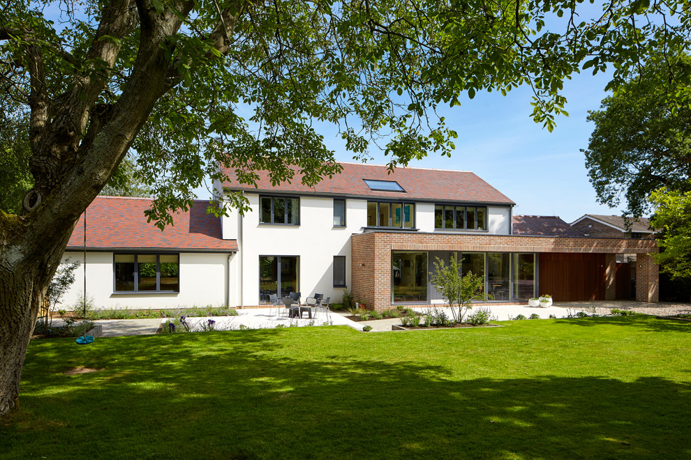 Contemporary exterior home idea in Berkshire