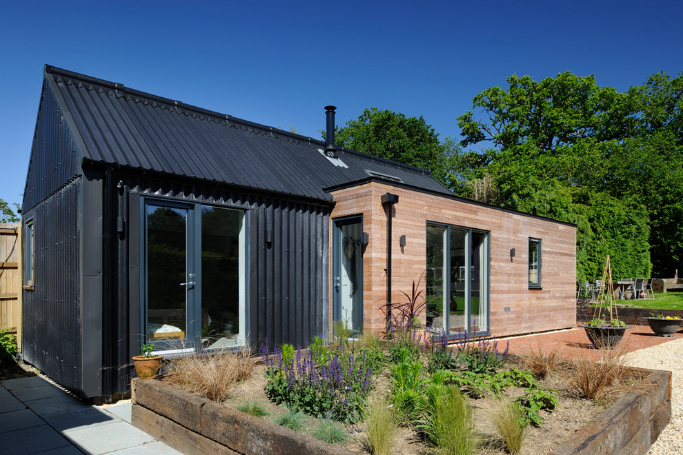 Einstöckiges Modernes Haus mit Mix-Fassade in Hampshire