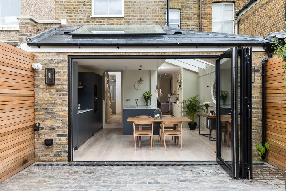 Design ideas for a scandi house exterior in London.