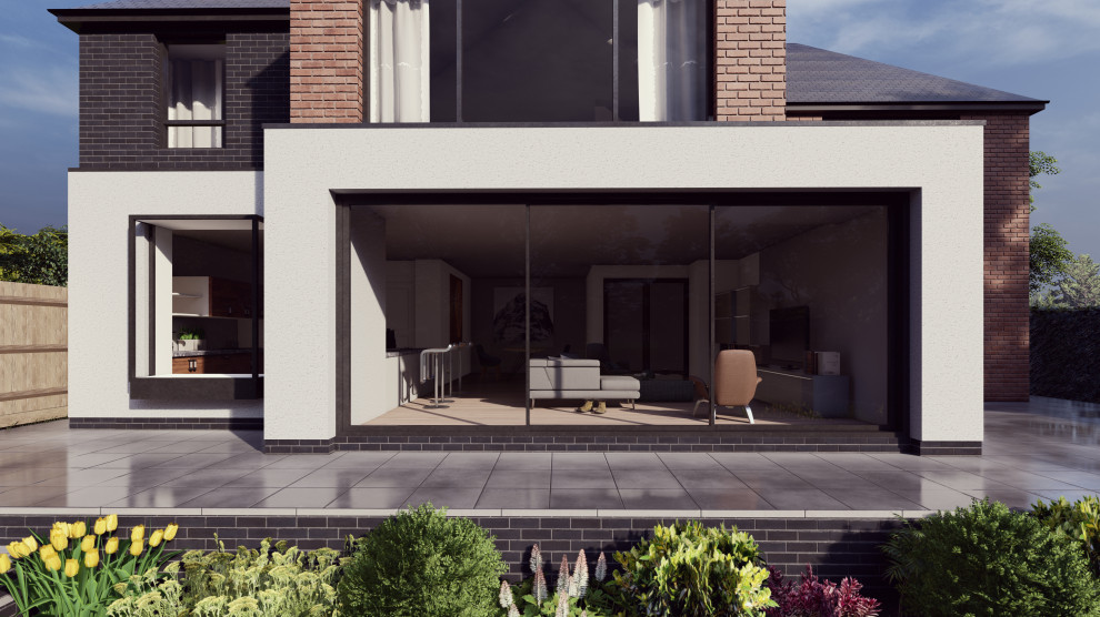 Dobcroft Road, Sheffield Modern House Exterior Other by