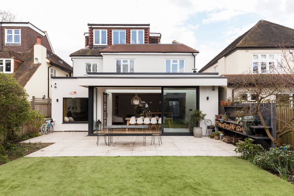 Contemporary rear extension in London.