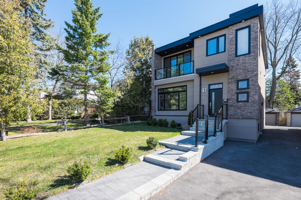 Eastville Modern House Exterior Toronto by Memar Architects Inc