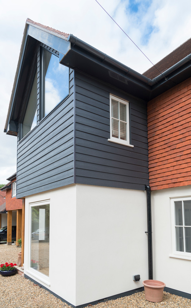 This is an example of a traditional house exterior in Surrey.