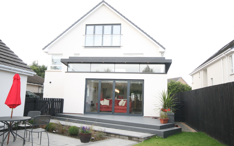 Extension and attic conversion, Stepps Contemporary Exterior