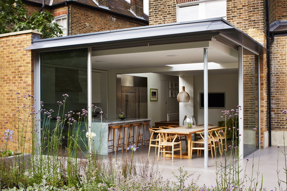 This is an example of a contemporary rear extension in London.