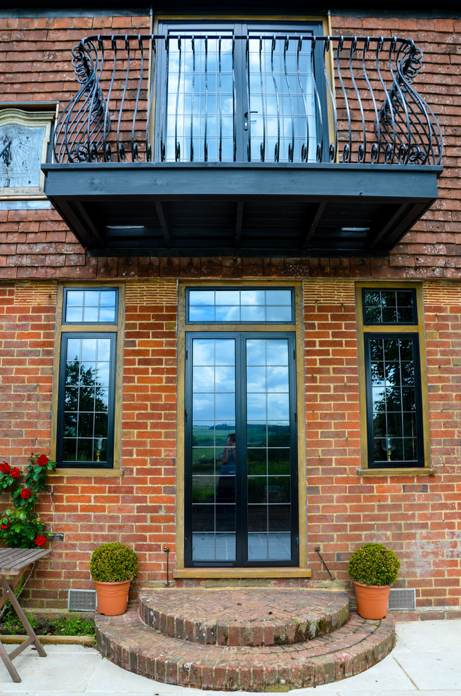 French Doors and Windows in Country Home - Farmhouse - Exterior