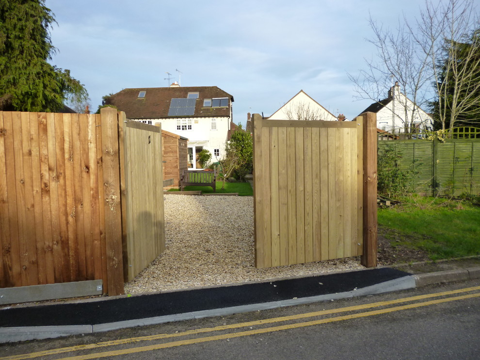 Fully Boarded Wooden Gates Traditional Exterior Surrey by