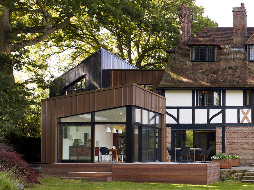 Inspiration for a classic house exterior in Kent.