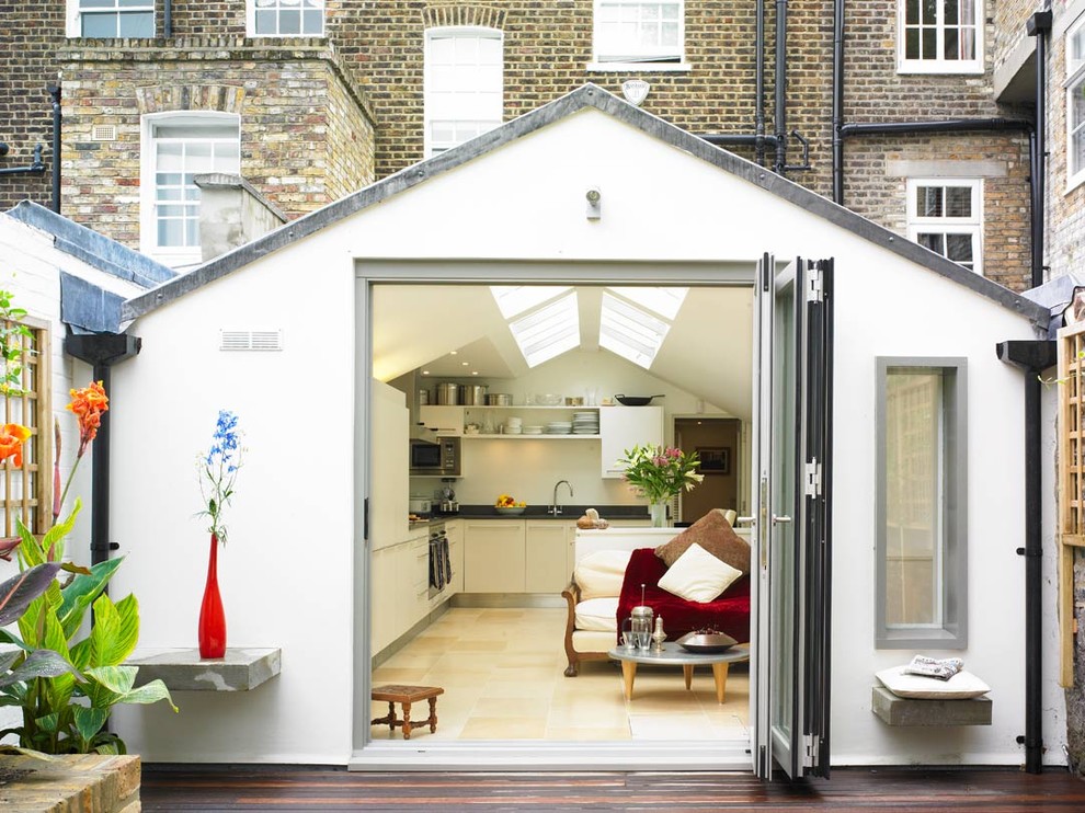 This is an example of a small victorian rear extension in London.