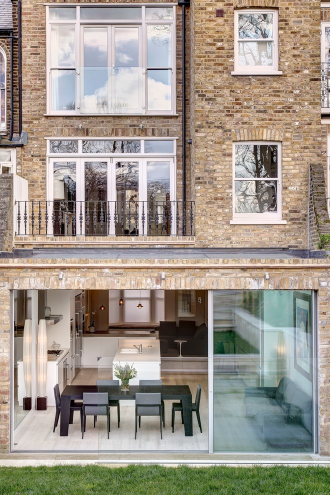 Inspiration for a large contemporary exterior home remodel in London