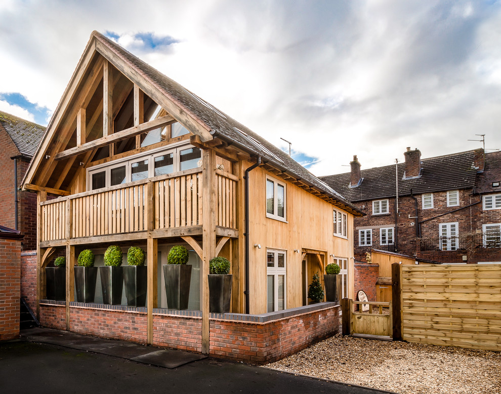 Little Lodge Farmhouse Exterior West Midlands by User Houzz