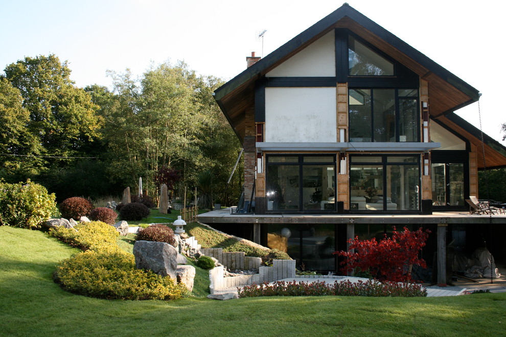 World-inspired house exterior in Kent.