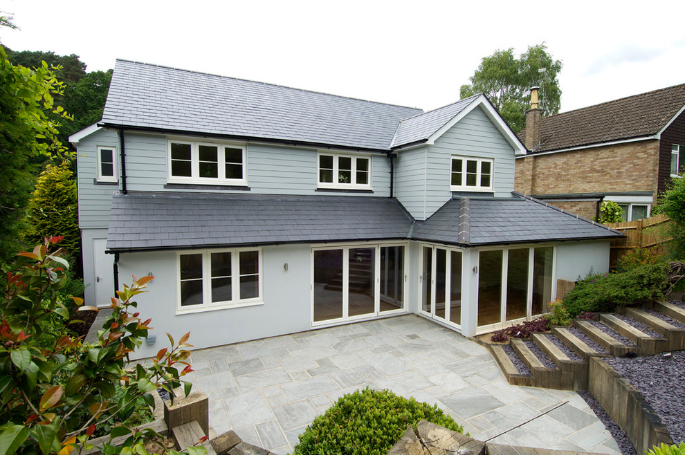 New home build Contemporary Exterior Wiltshire by Dale Joinery