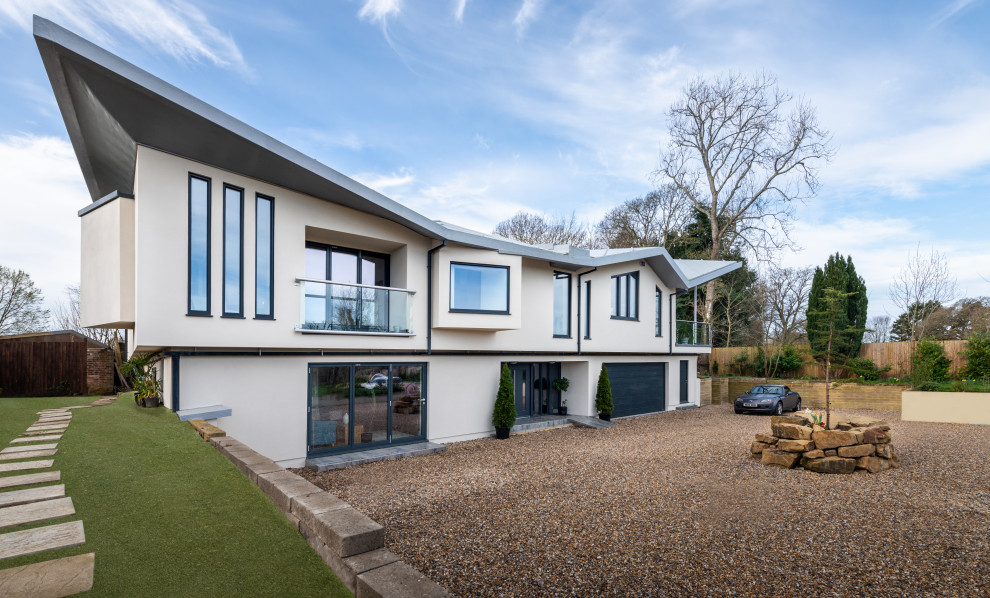 This is an example of a modern detached house in Sussex.