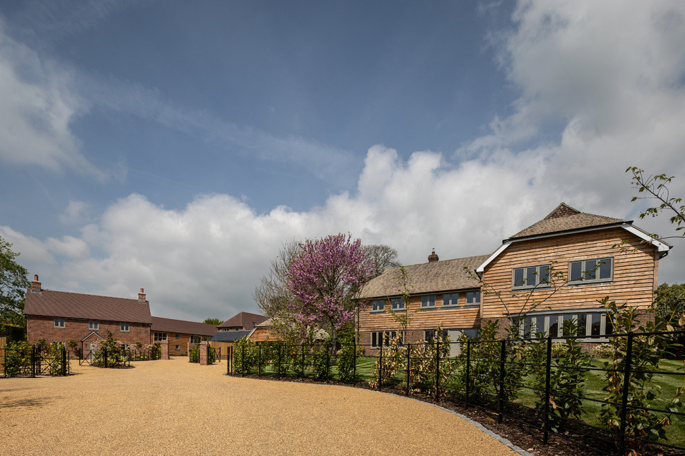 Orchard Barns, Funtington Farmhouse Exterior Sussex by King and