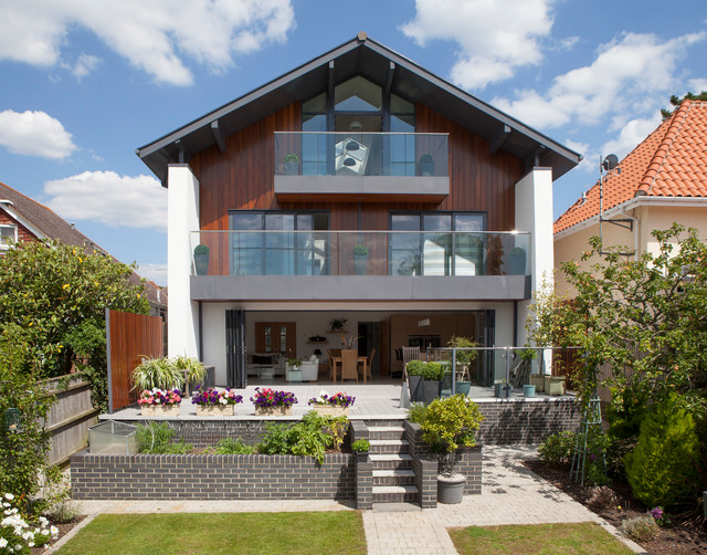 Parkstone House Contemporain Façade Dorset par SHR Photography Houzz