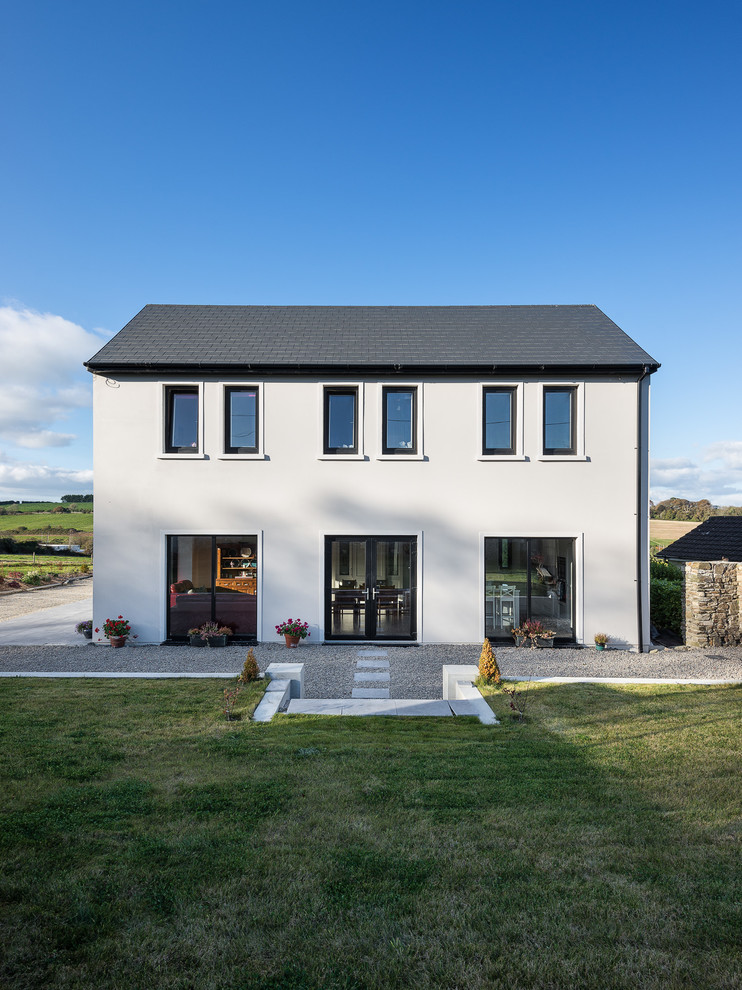 Inspiration for a contemporary house exterior in Cork.