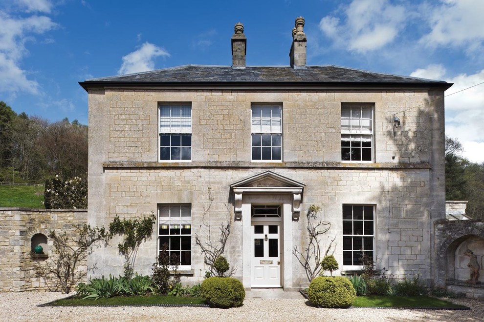 Inspiration for a classic house exterior in Gloucestershire.