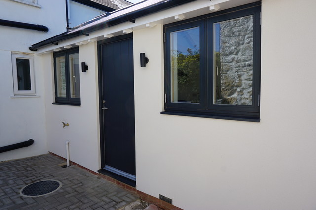 Rationel Alu Clad Lift & Slide Doors - Moderno - Fachada - Dorset - De ...