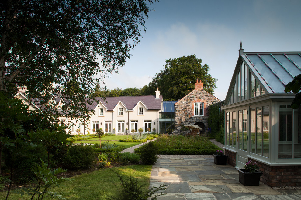 Inspiration for a traditional house exterior in London.