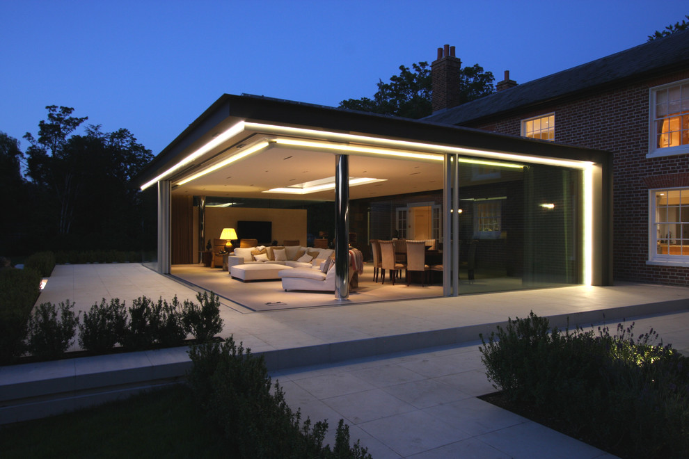 Inspiration for a contemporary house exterior in Other.