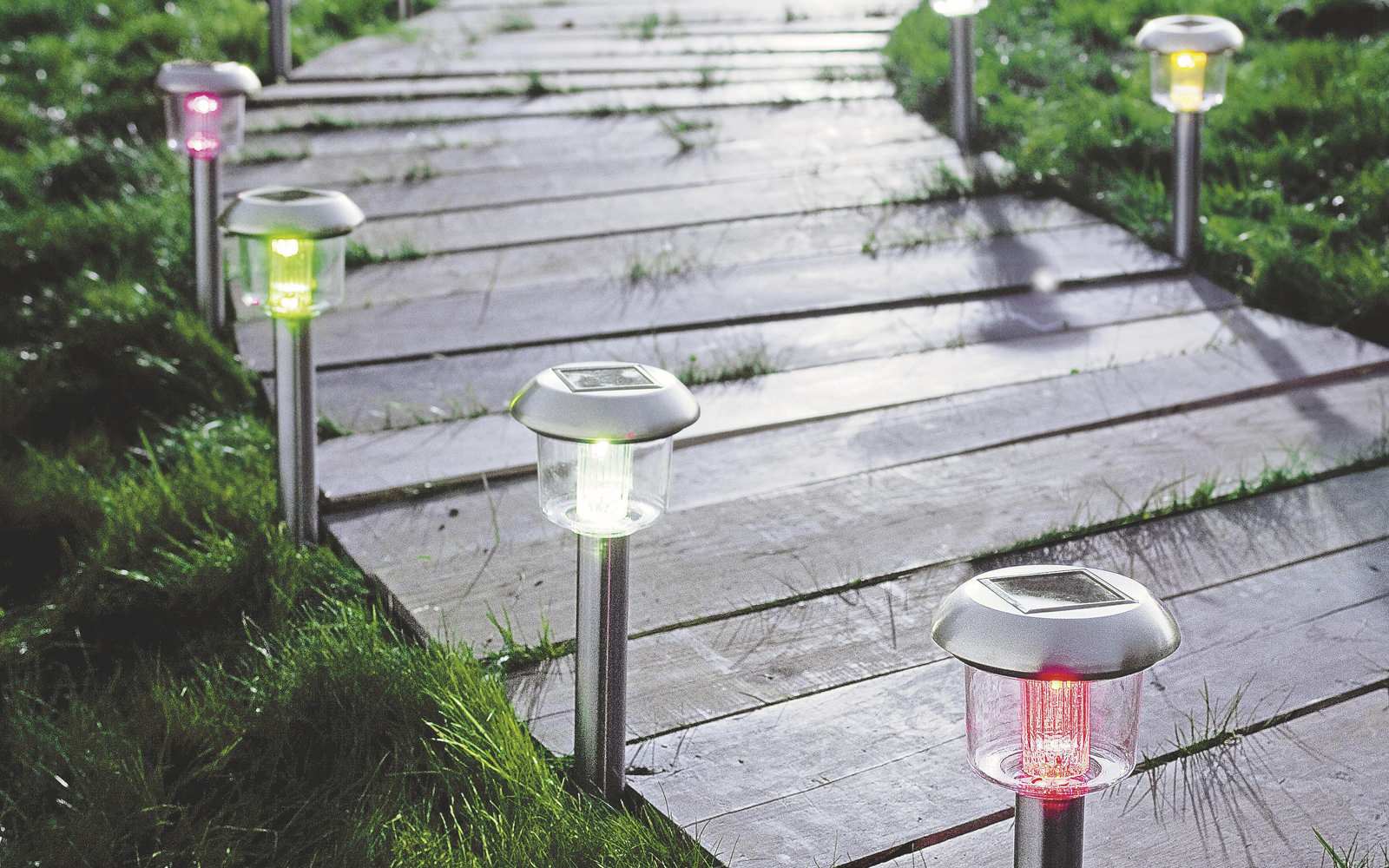 modern gate pillar lights