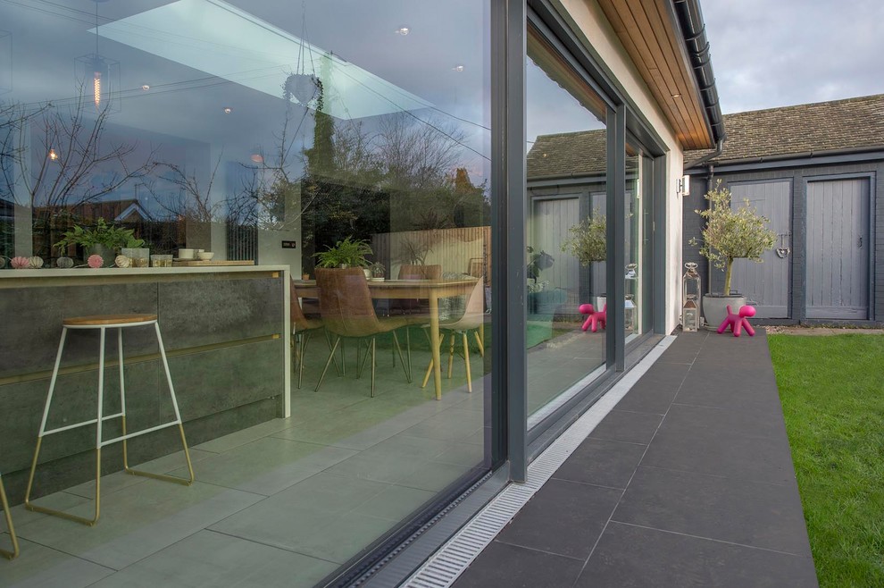 Staffordshire Bungalow Kitchen Extension - Contemporary - Exterior ...