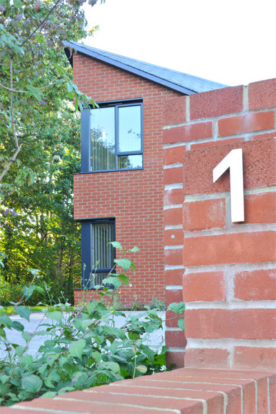 This is an example of a modern house exterior in Hampshire.