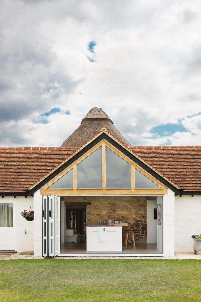 This is an example of a modern house exterior in Oxfordshire.