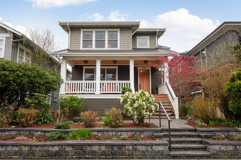 Transitional Style Denny Blaine Home Craftsman Exterior Seattle