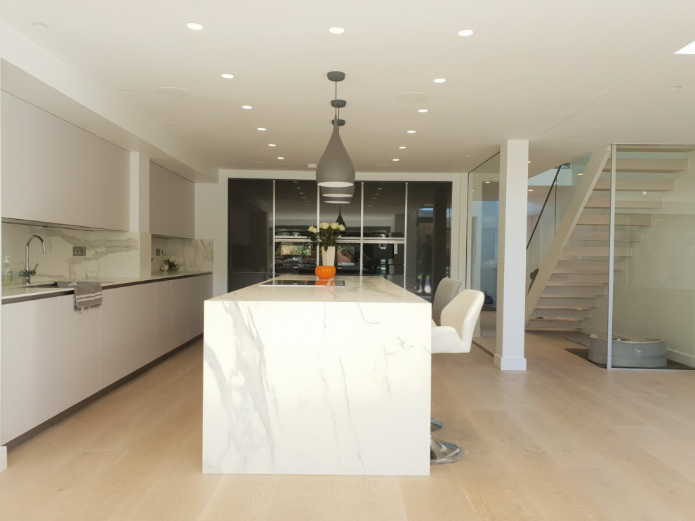 This is an example of a medium sized contemporary kitchen in Other.