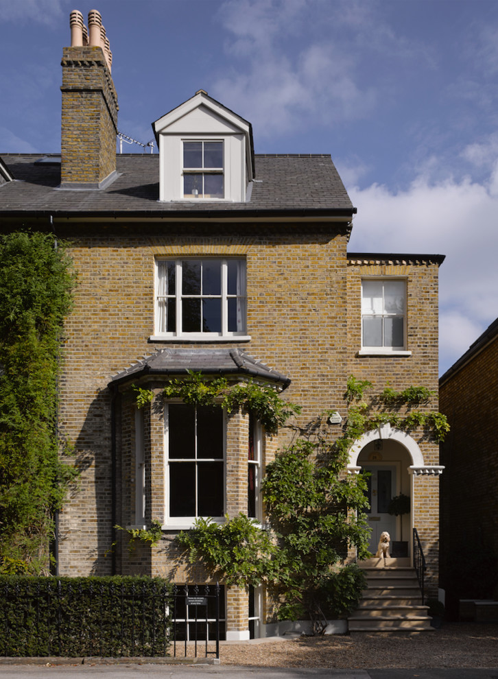 Photo of a classic house exterior in London.