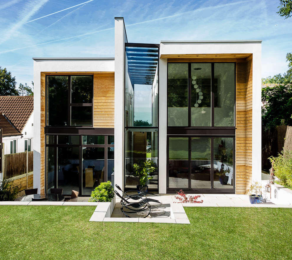 Wrap House Contemporary Exterior Hampshire by OB Architecture