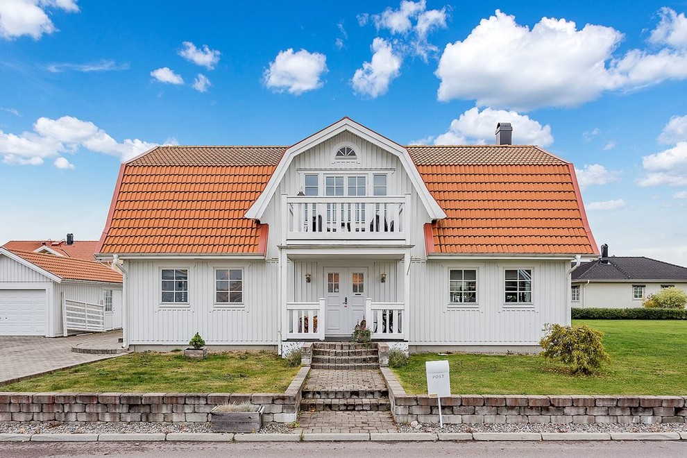 Foto på ett skandinaviskt hus