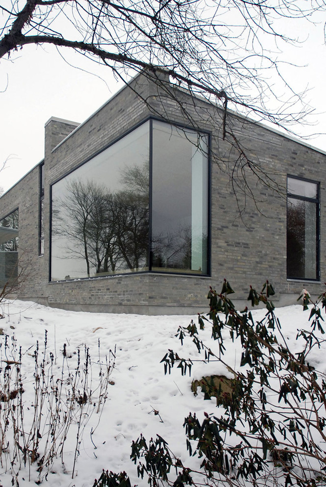 Contemporary house exterior in Odense.