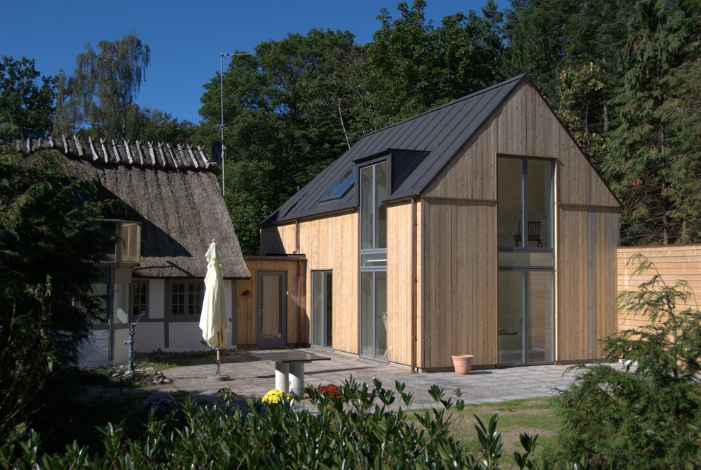 Ispirazione per la facciata di una casa scandinava
