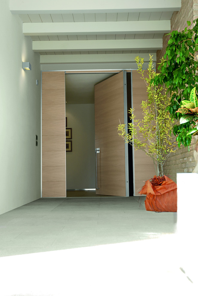 This is an example of a contemporary entrance in Other.