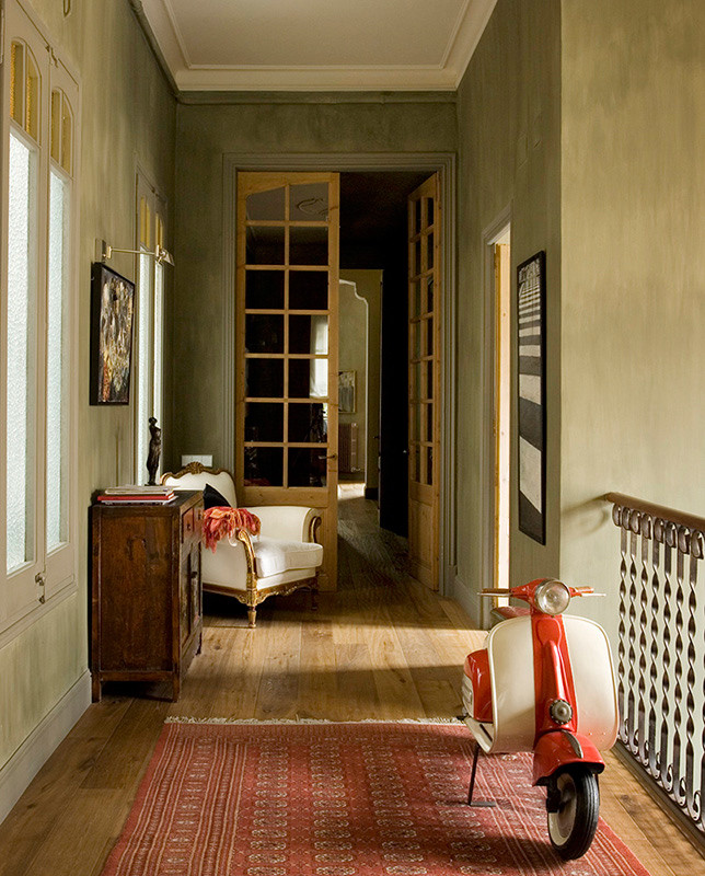Inspiration for an eclectic hallway remodel in Florence