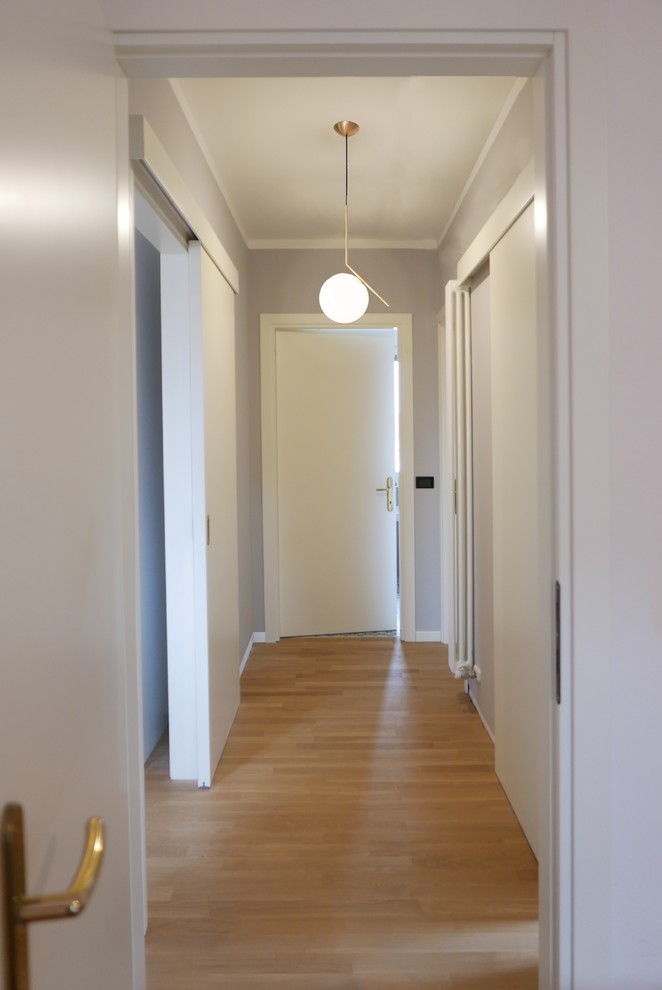 Example of a trendy hallway design in Other